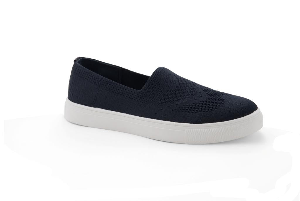 Earl Grey Slip on Sneaker in Navy