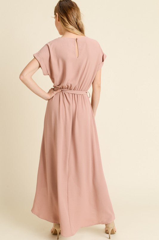 Caroline Maxi Dress in Rose