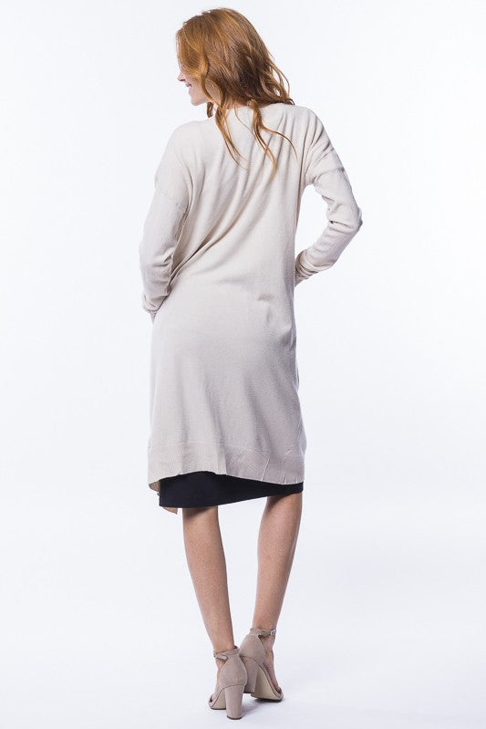 Perfect Cardigan in Ivory PLUS SIZE