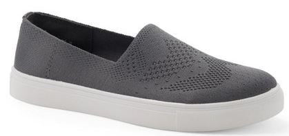 Earl Grey Slip on Sneaker in Charcoal