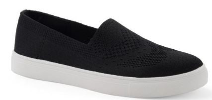 Earl Grey Slip on Sneaker in Black