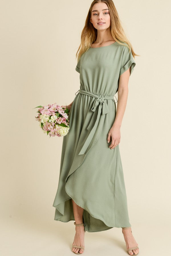 Caroline Maxi Dress in Sage