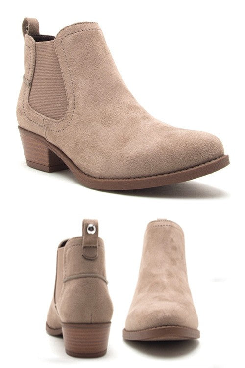 Suede Fall Bootie
