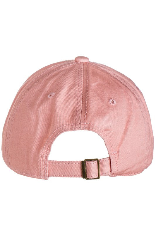 Blessed Baseball Cap in Pink