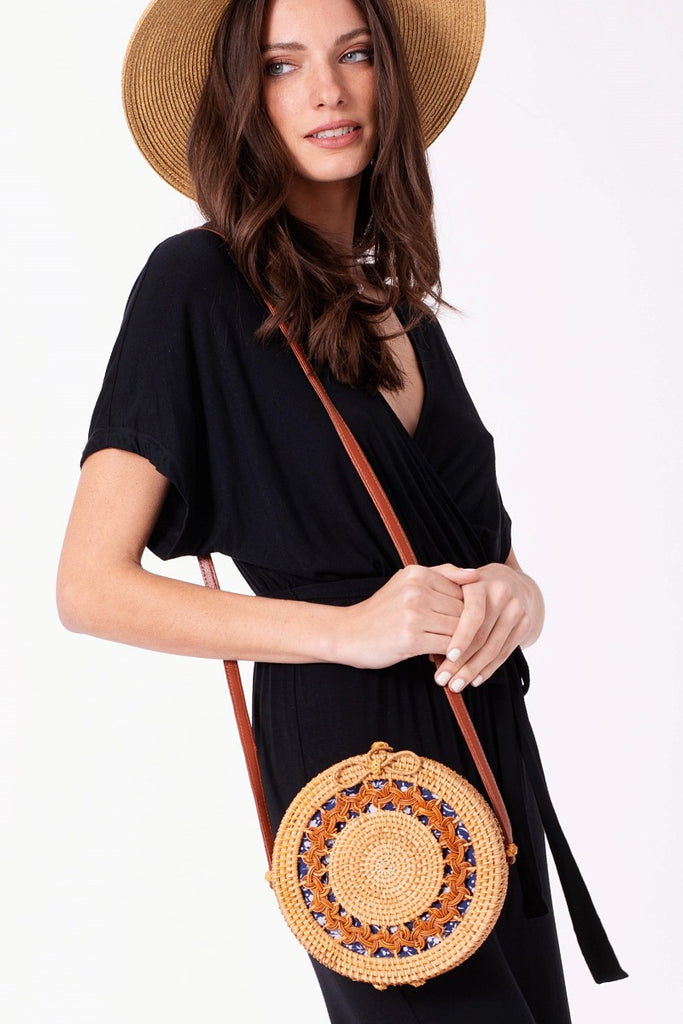 Lets Get Away Ratan Crossbody