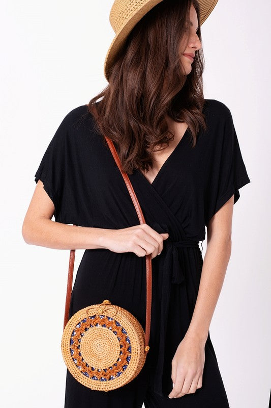 Lets Get Away Ratan Crossbody