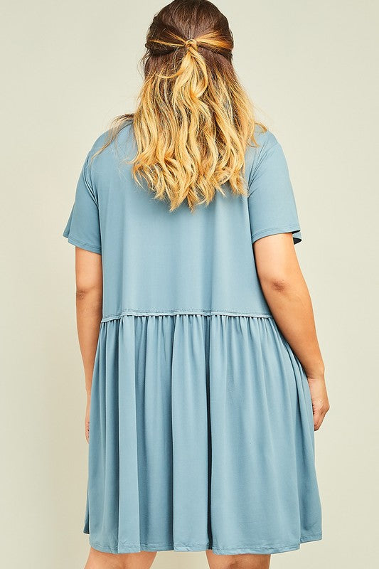 Sadie Tee Dress in Plus Size