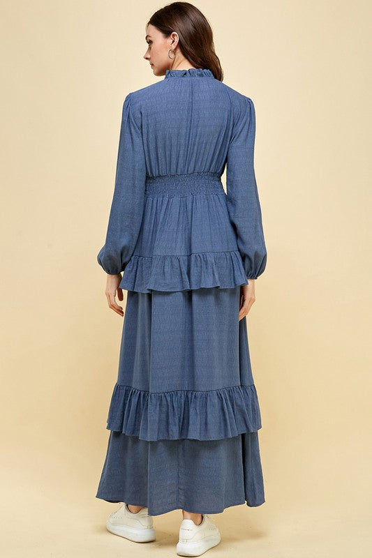 Felicity Maxi Dress in BLACK