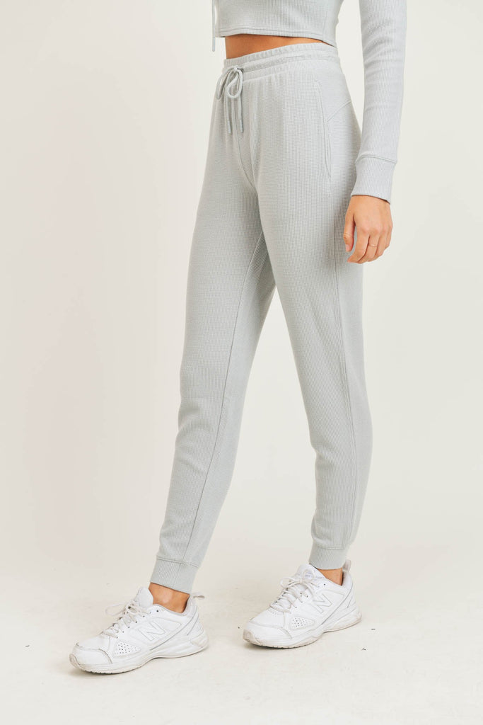 Waffle Lounge Pants in Sea Mist