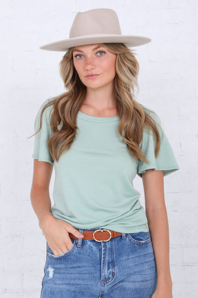 Dressy Green Tee