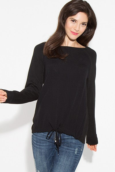 Women's Dressy Black Pullover