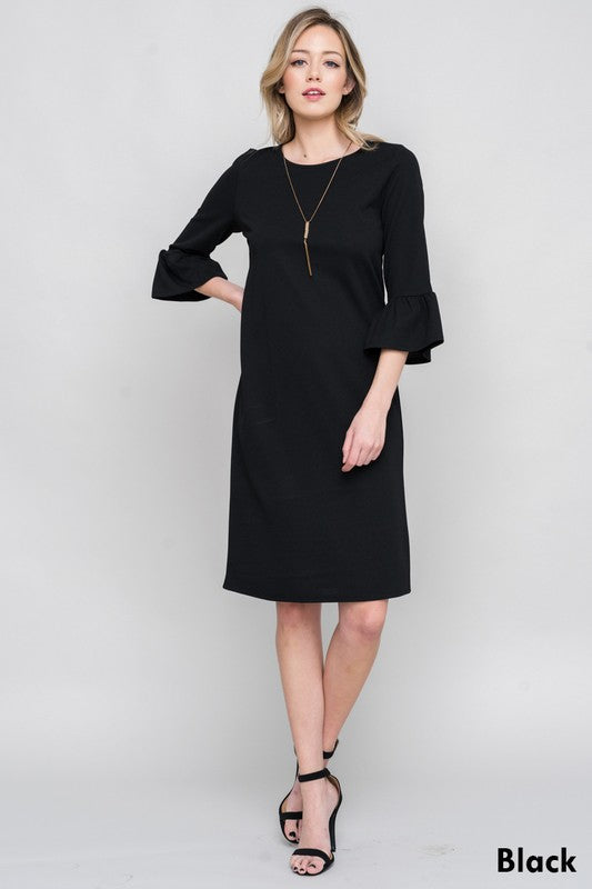Kelsey Bell Sleeve Midi Dress