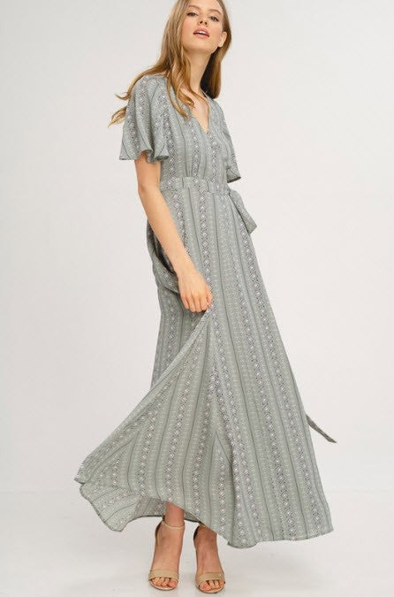 Ophelia Maxi Wrap Dress