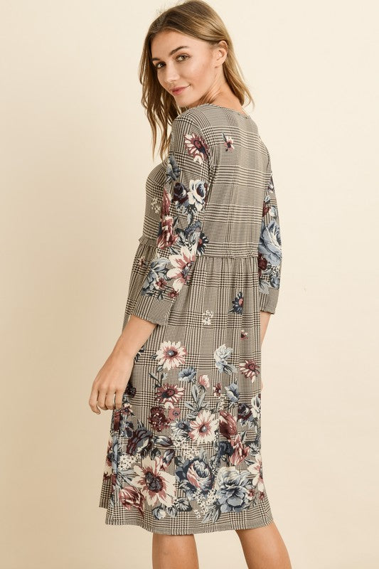 Allyn Floral Midi Dress