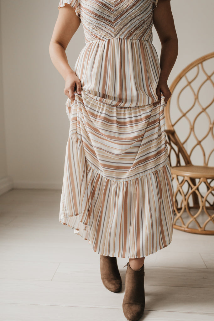 Piper Striped Maxi Dress