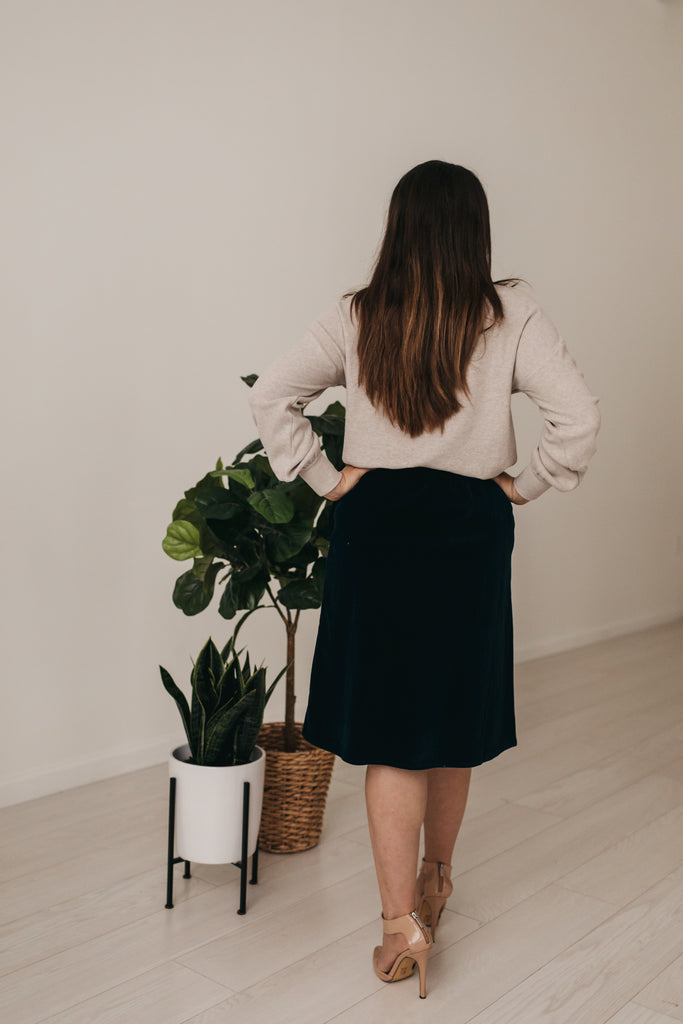 Thermal Sweater Top in Oatmeal