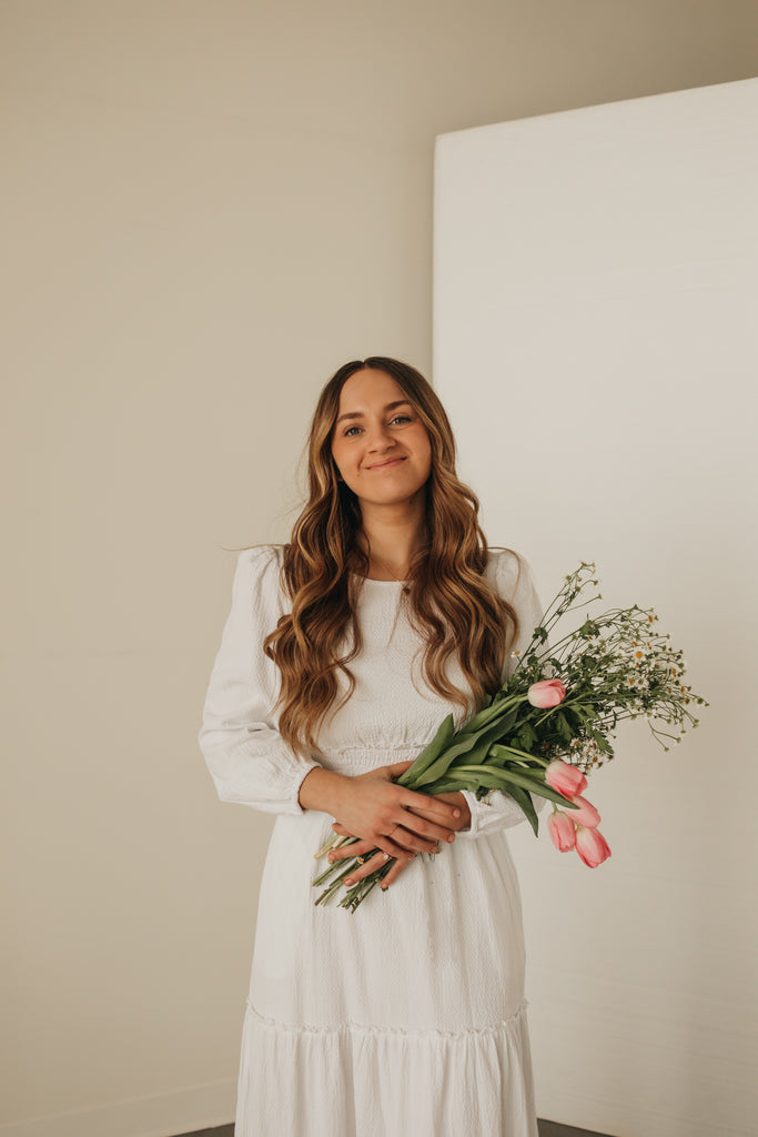 Anete Maxi Dress in White