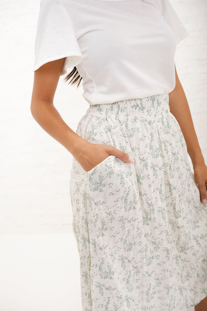 Demi Pleated Midi Skirt