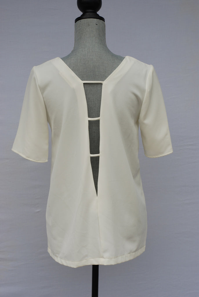 Open Back Woven Top