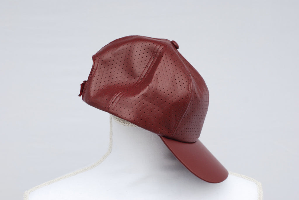 Leather Baseball Cap