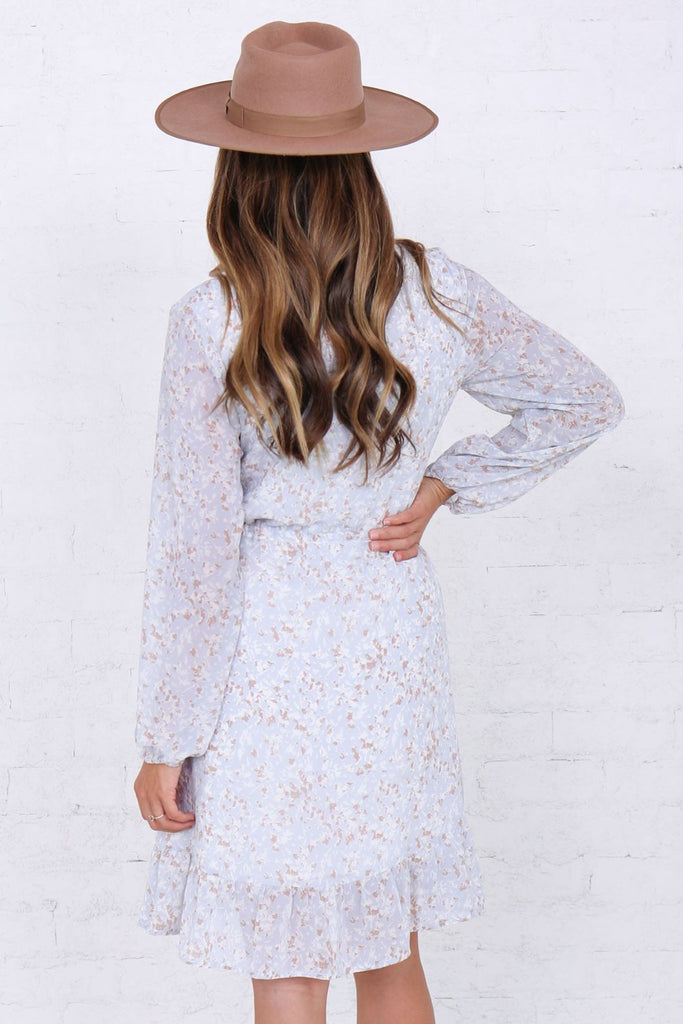 Ella Knee Length Print Dress (XS-XXL)