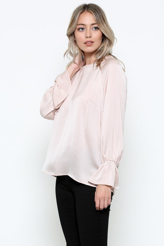 Classy Bell Sleeve Blouse