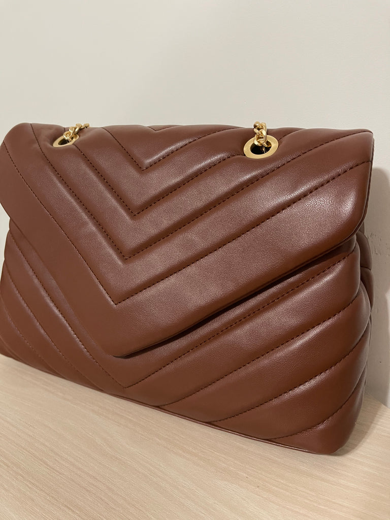 Willa Designer Bag in Chocolate