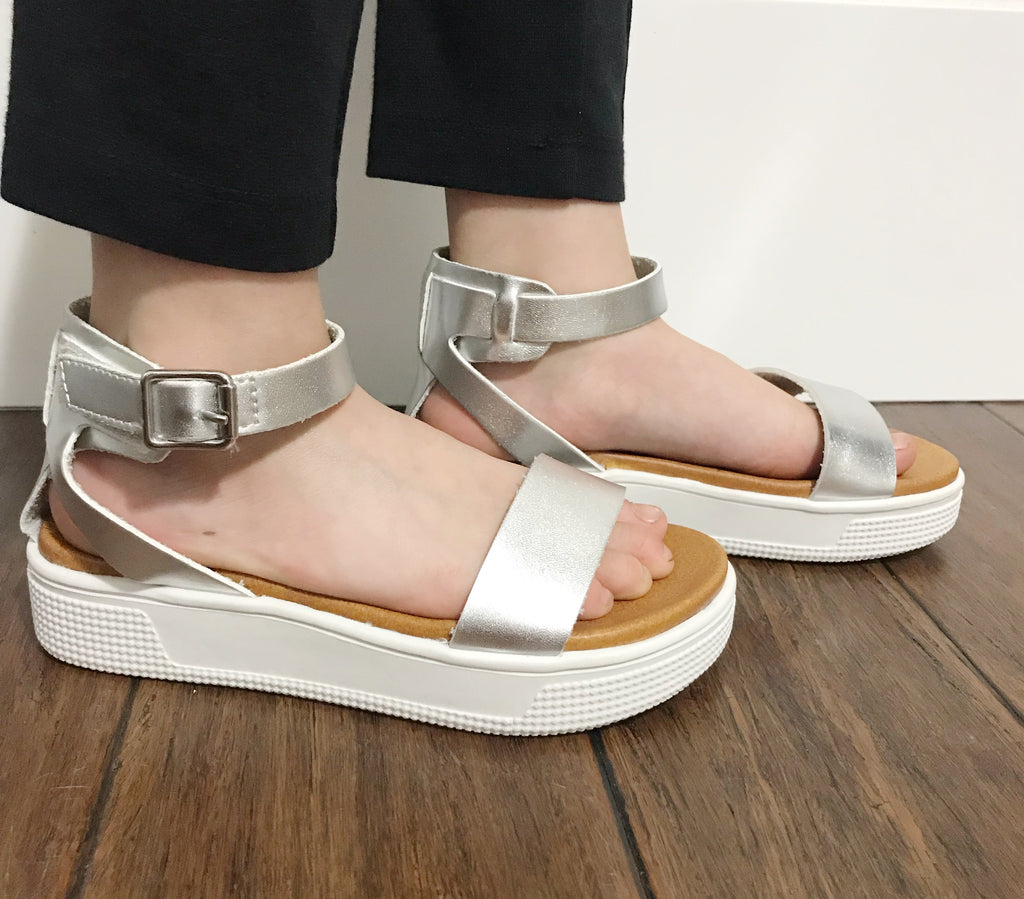 MIA Girls Sandals in Silver