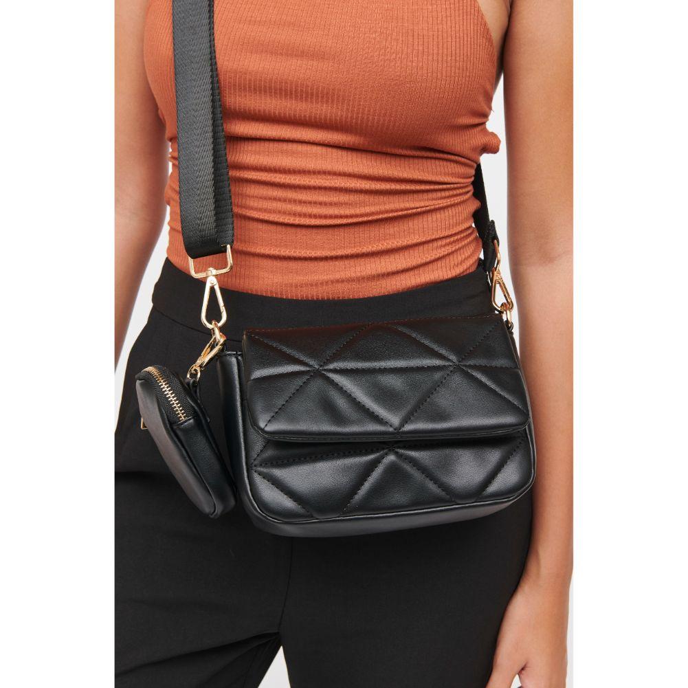 Gia Fashion Crossbody Bag in Black