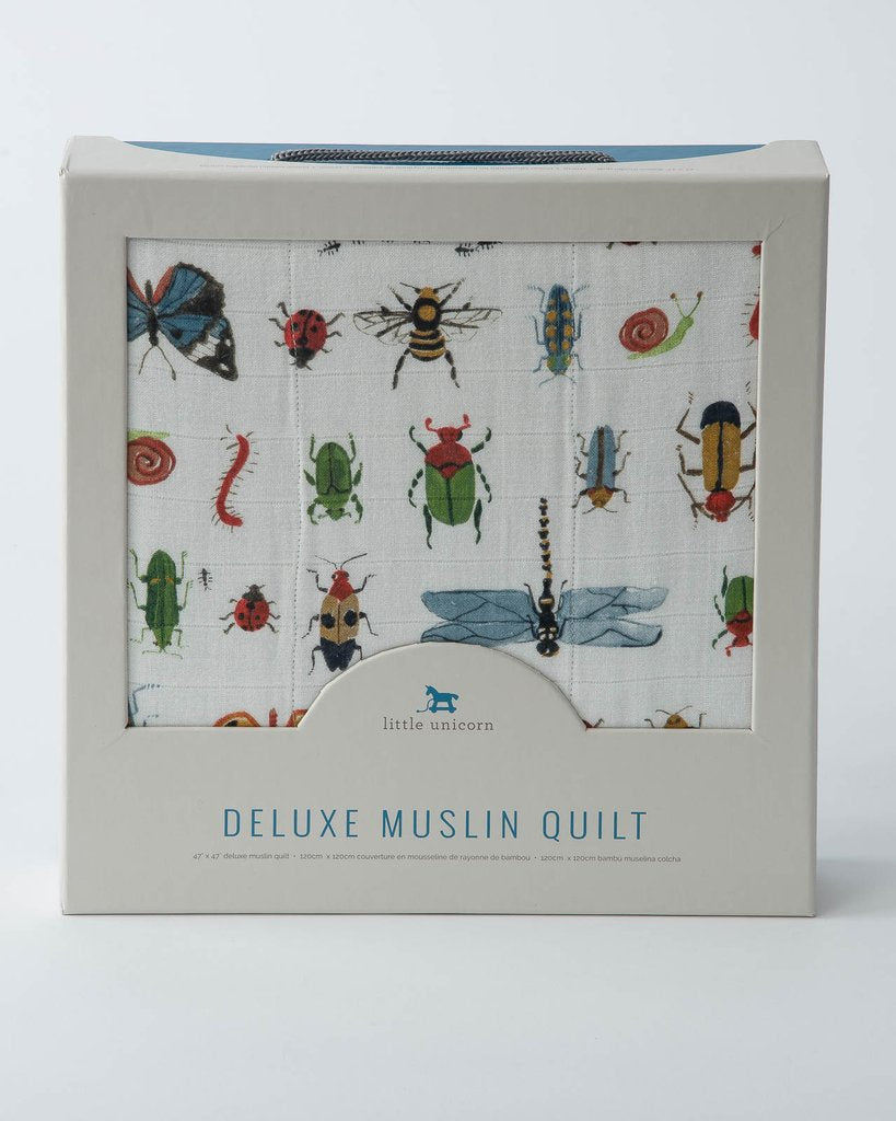 Deluxe Muslin Quilt- Bugs